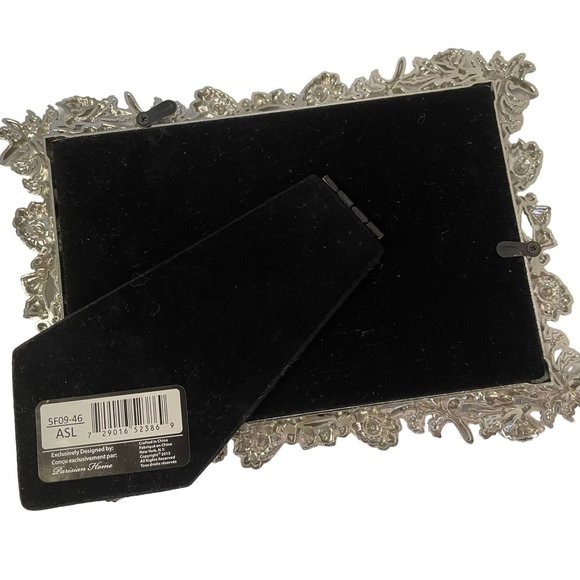 PARISIAN HOME Spring Awakening Filigree Floral Metal Picture Frame Standing 4x6 - Picture 14 of 14